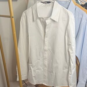 Classic White Men's Shirt